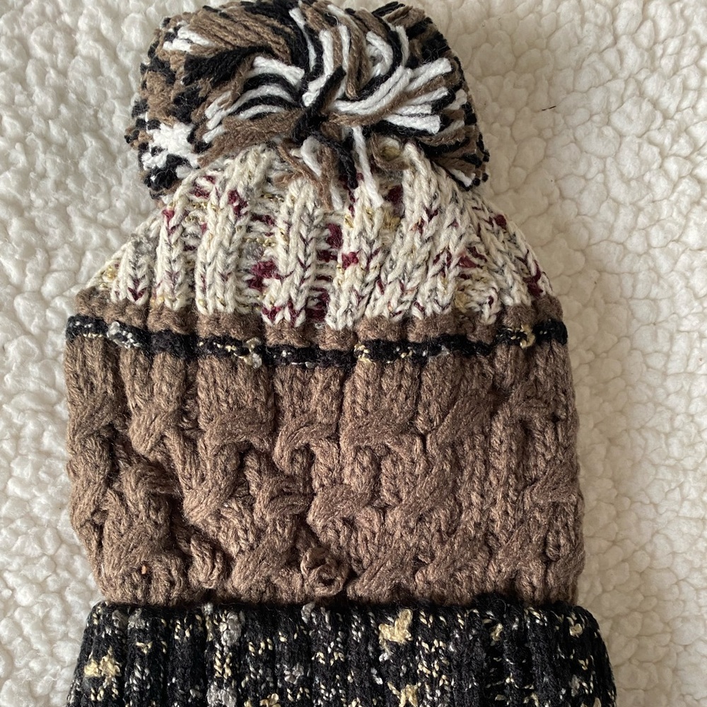 NWOT Women’s Pom Pom Beanie